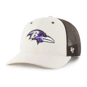 Baltimore Ravens '47 nebarvená kšiltovka Trucker, volný střih