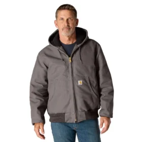 Carhartt J140 Pánská ikonická zateplená bunda Active Jac z Firm Duck tkaniny