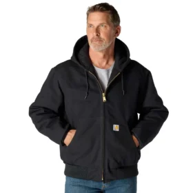 Carhartt J140 Pánská ikonická zateplená bunda Active Jac z Firm Duck tkaniny