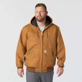 Carhartt J140 Pánská ikonická zateplená bunda Active Jac z Firm Duck tkaniny