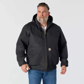 Carhartt J140 Pánská ikonická zateplená bunda Active Jac z Firm Duck tkaniny