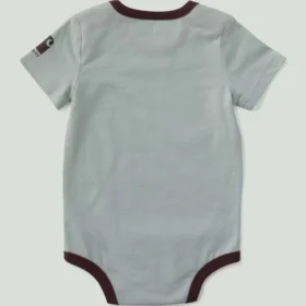 Chlapecké body s krátkými návleky na ruce a motivem psa (pro miminka)
