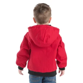 Chlapecká plátěná zateplená bunda s kapucí Active (kojenecká/batolící)
