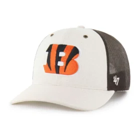 Cincinnati Bengals '47 nebarvená kšiltovka Trucker, volný střih