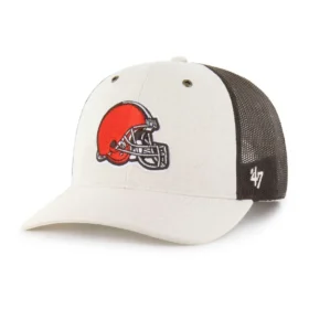 Cleveland Browns '47 nebarvená kšiltovka Trucker, volný střih