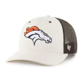 Denver Broncos '47 nebarvená kšiltovka Trucker, volný střih