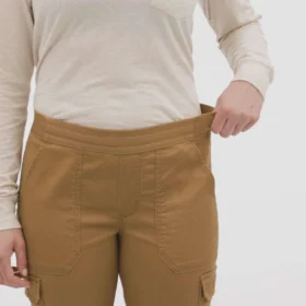 Dámské lehké joggingové kalhoty z materiálu Tencel s volným střihem