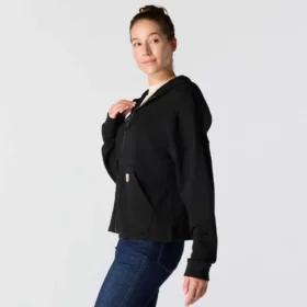 Dámská lehká mikina s kapucí a celopropínacím zipem z materiálu Tencel™