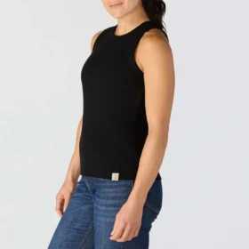Dámské lehké prodyšné žebrované tílko z materiálu Tencel