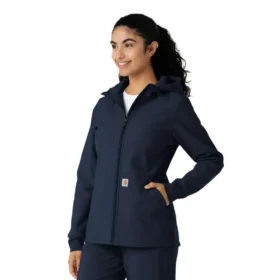 Dámská mikina s kapucí z lepeného fleece