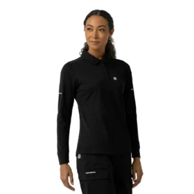 Dámská pracovní košile Rugged Flex® Rscu Heavyweight s dlouhým rukávem a límečkem typu polo