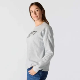 Dámská volná mikina carhartt 1889 s potiskem a mikinou s kulatým výstřihem