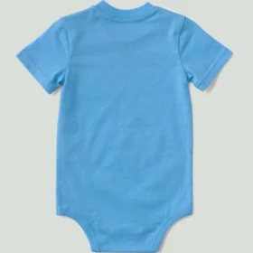 Dětské body s krátkými návleky na ruce a kapsou (pro miminka)