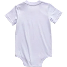 Dětské body s krátkými návleky na ruce a kapsou (pro miminka)