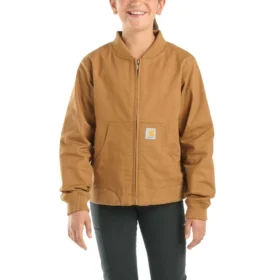 Dívčí plátěná bunda s dlouhými návleky na ruce Rugged Flex® (dětská/mládežnická)