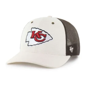Kansas City Chiefs '47 nebarvená kšiltovka Trucker, volný střih