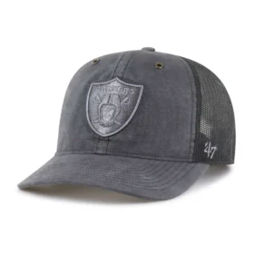 Las Vegas Raiders '47 barvená kšiltovka Trucker, volný střih