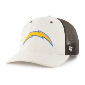 Los Angeles Chargers '47 nebarvená kšiltovka Trucker s volným střihem