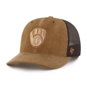 Milwaukee Brewers '47 barvená kšiltovka Trucker, volný střih