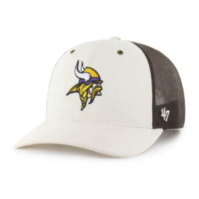 Minnesota Vikings '47 nebarvená kšiltovka Trucker, volný střih