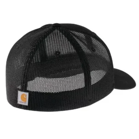 Pevná kšiltovka Rugged Flex™ s přiléhavým střihem, plátěným povrchem a síťovanou zadní částí s grafickým logem