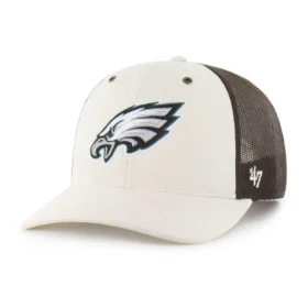 Philadelphia Eagles '47 nebarvená kšiltovka Trucker, volný střih