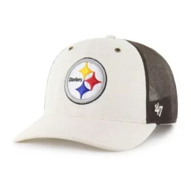 Pittsburgh Steelers '47 nebarvená kšiltovka Trucker s volným střihem