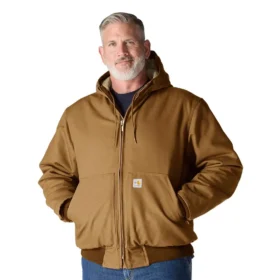 Pánská bunda Active Jacket s volným střihem z kachní tkaniny s izolací – nehořlavé bundy