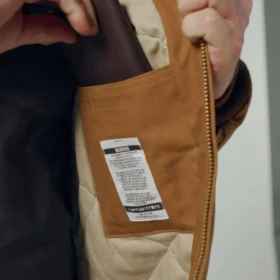 Pánská bunda Active Jacket s volným střihem z kachní tkaniny s izolací – nehořlavé bundy