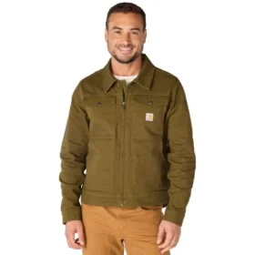 Pánská bunda Carhartt Berwick z plátna typu „Duck Canvas“ s volným střihem a technologií Rugged Flex