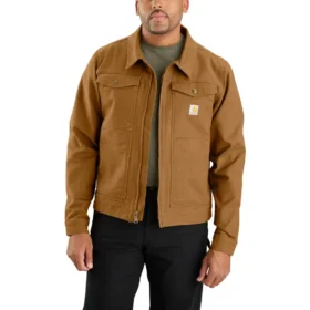 Pánská bunda Carhartt Berwick z plátna typu „Duck Canvas“ s volným střihem a technologií Rugged Flex
