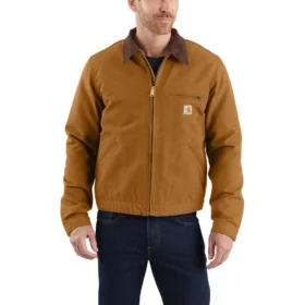 Pánská bunda carhartt J01 Iconic Detroit Jacket s podšívkou z kachní deky