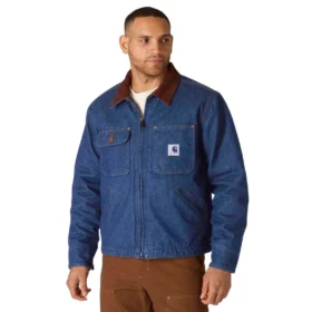 Pánská džínová Chore Coat řady Crafted s podšívkou ze sherpy