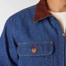 Pánská džínová Chore Coat řady Crafted s podšívkou ze sherpy