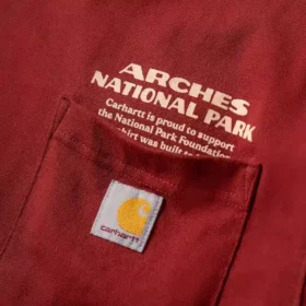 Pánská košile s dlouhým rukávem a potiskem národního parku Arches