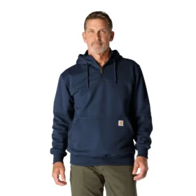 Pánská mikina Paxton s kapucí, vodoodpudivým povrchem a čtvrtinovým zipem – mikiny carhartt Rain Defender