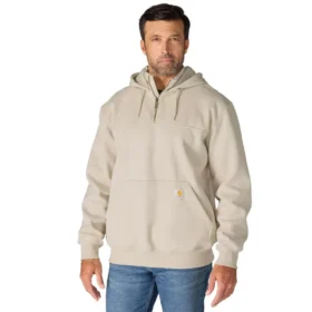 Pánská mikina Paxton s kapucí, vodoodpudivým povrchem a čtvrtinovým zipem – mikiny carhartt Rain Defender