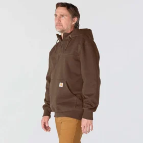 Pánská mikina Paxton s kapucí, vodoodpudivým povrchem a čtvrtinovým zipem – mikiny carhartt Rain Defender