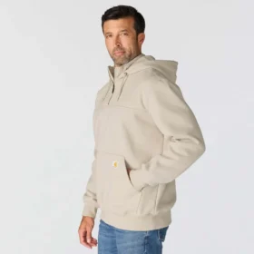 Pánská mikina Paxton s kapucí, vodoodpudivým povrchem a čtvrtinovým zipem – mikiny carhartt Rain Defender
