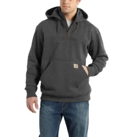 Pánská mikina Paxton s kapucí, vodoodpudivým povrchem a čtvrtinovým zipem – mikiny carhartt Rain Defender