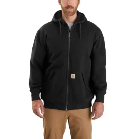 Pánská mikina Paxton s kapucí, vodoodpudivou úpravou, tepelnou podšívkou a celopropínacím zipem – mikiny carhartt Rain Defender
