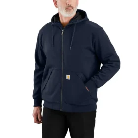 Pánská mikina Paxton s kapucí, vodoodpudivou úpravou, tepelnou podšívkou a celopropínacím zipem – mikiny carhartt Rain Defender