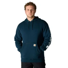 Pánská mikina s kapucí a ikonickým logem K288 – carhartt K288