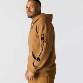 Pánská mikina s kapucí a ikonickým logem K288 – carhartt K288