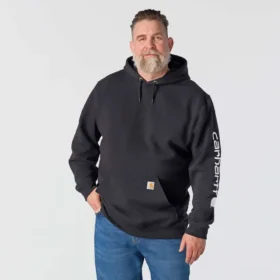 Pánská mikina s kapucí a ikonickým logem K288 – carhartt K288
