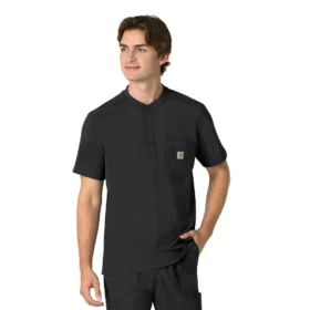Pánská pracovní košile Force Cross-Flex s výstřihem Henley