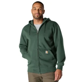 Pánská vodoodpudivá mikina Paxton s plným zipem a kapucí – mikiny carhartt Rain Defender