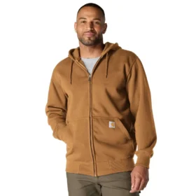 Pánská vodoodpudivá mikina Paxton s plným zipem a kapucí – mikiny carhartt Rain Defender