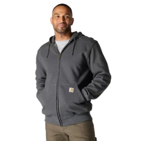 Pánská vodoodpudivá mikina Paxton s plným zipem a kapucí – mikiny carhartt Rain Defender
