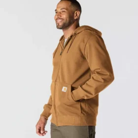 Pánská vodoodpudivá mikina Paxton s plným zipem a kapucí – mikiny carhartt Rain Defender